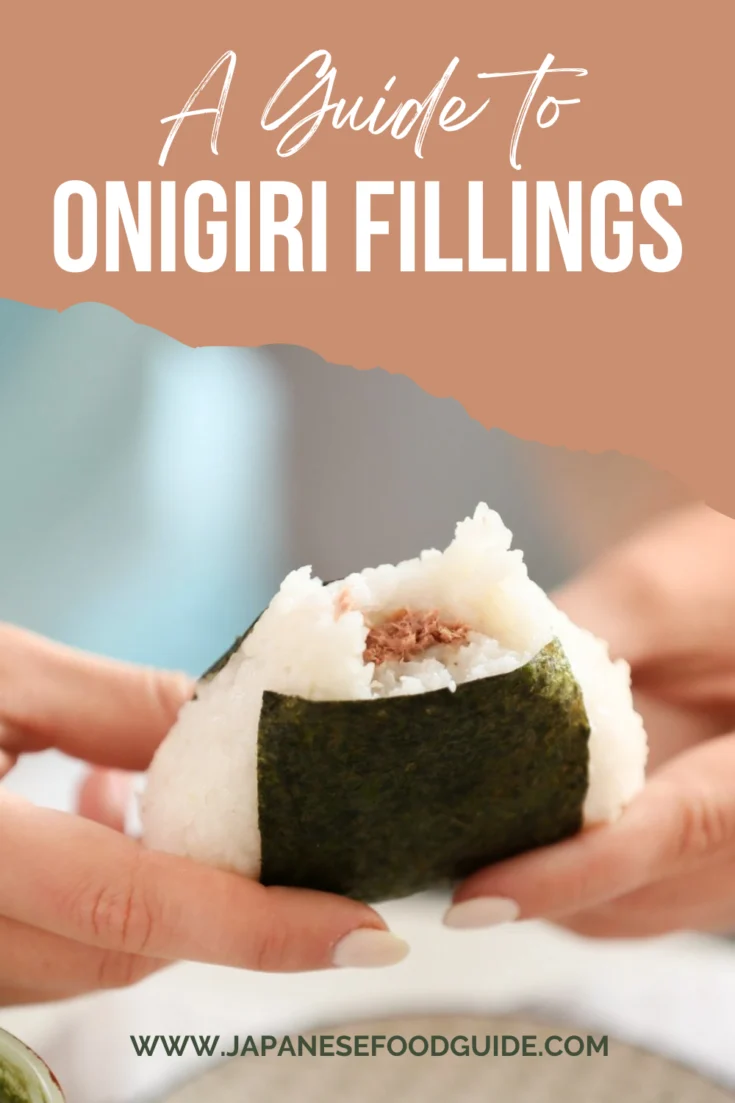Pin for this post - Onigiri Fillings, What is Onigiri, Types of Onigiri