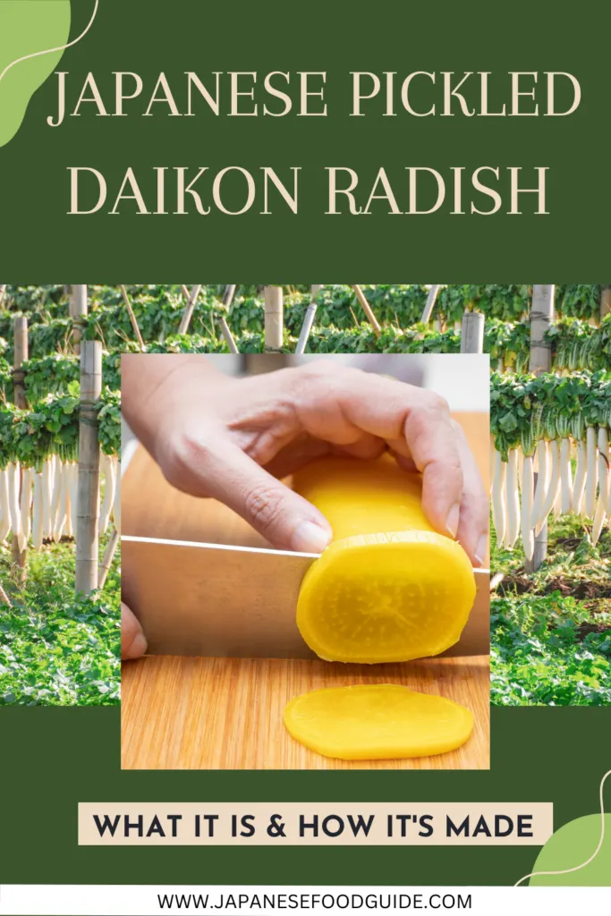 Pin for this post - Pickled daikon radish (takuan)